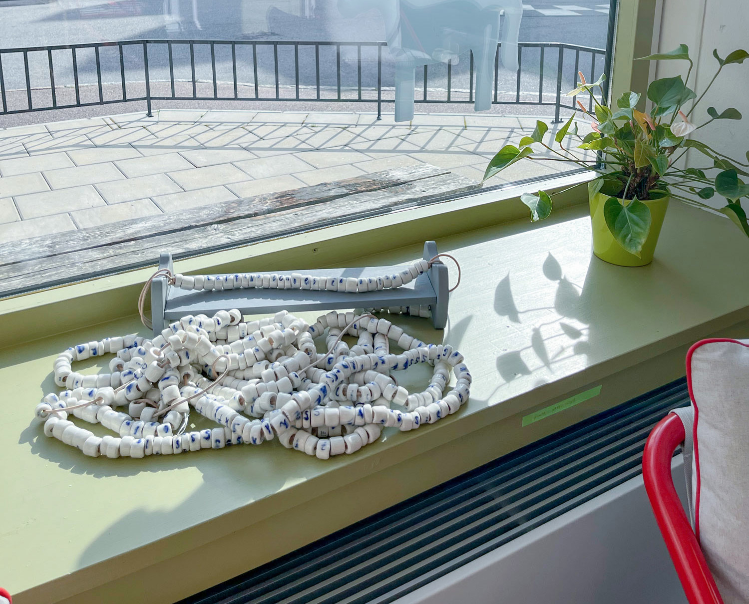 Audio soundwalk on water